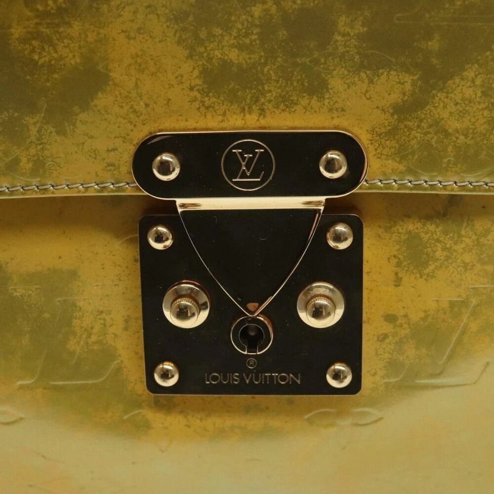 LOUIS VUITTON Monogram Vernis Spring Street Hand Bag Gris M91029 LV Auth 114335 - Picture 12 of 15